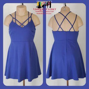 Blue Forever 21 Plus Dress